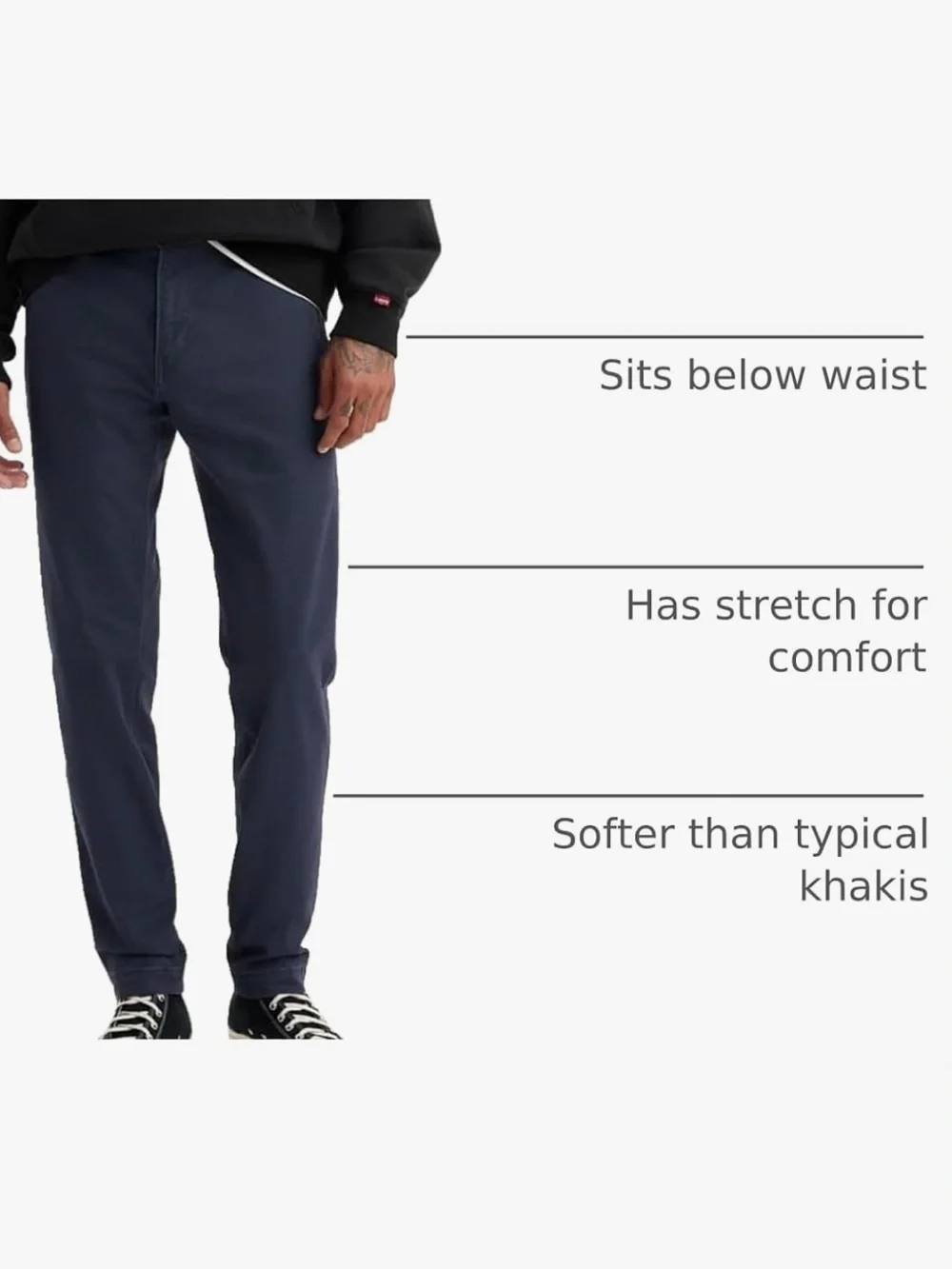 Levi's NWT Men's Xx Standard Tapered Chino Pants Size: 34x32 #Lux-C